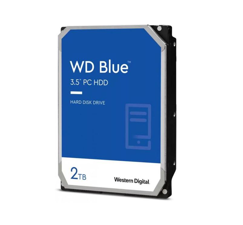 [WD20EZBX-00AYRA0] Western Digital WD Blue 2TB 3.5" HDD SATA 6Gb/s 7200RPM 256MB Cache SMR Tech 2yrs Wty