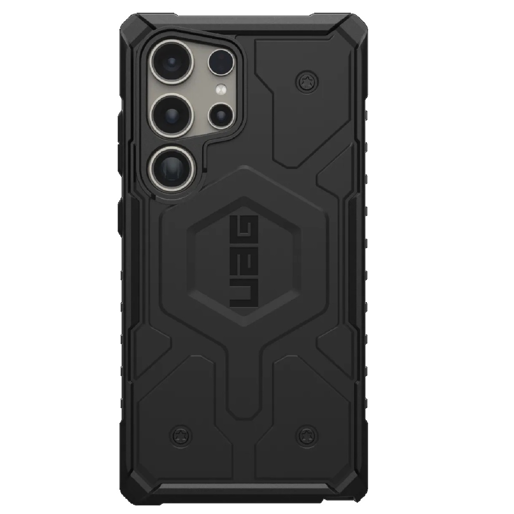 UAG Pathfinder Pro Magnetic Samsung Galaxy S24 Ultra 5G (6.8") Rugged Case - Black (214424114040), 18ft. Drop Protection (5.4M), 10 Years Warranty