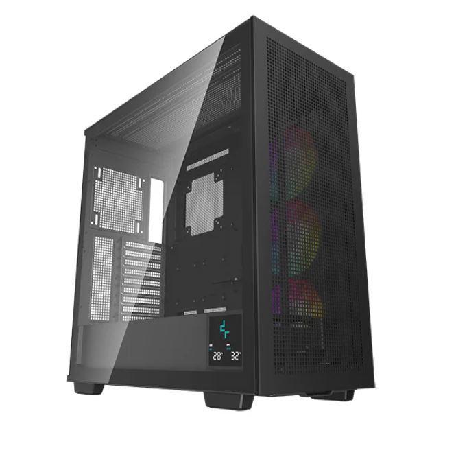 [6933412774747] DeepCool MORPHEUS Modular High Airflow ATX Case, 1xPre-Installed Fans, USB3.0×4, Audio×1, Type-C×1