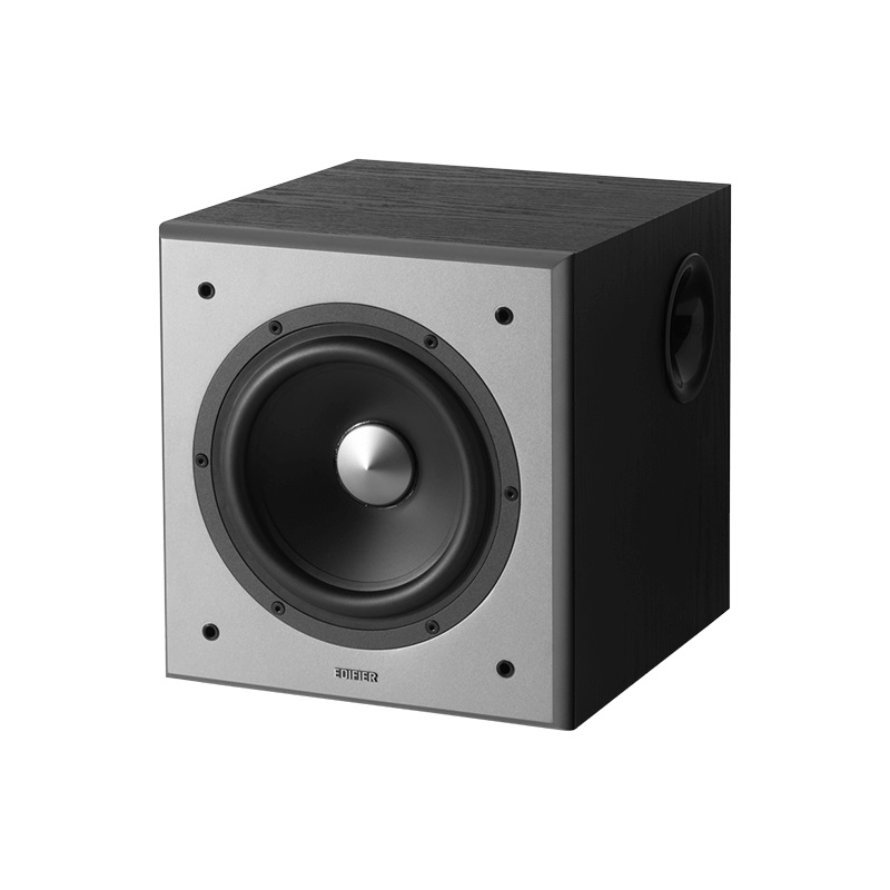 6923520267668 Edifier T5 Powered Active Subwoofer Black 38Hz frequency response  MDF enclosure  Adjustable Bass and Frequency Bandwidth