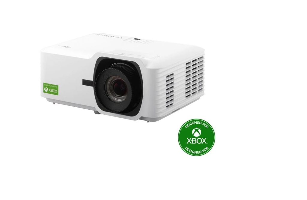 4589468732228 ViewSonic LX700-4K Laser True 4K 3rd Gen LED Xbox 1440 @ 120hz. 3,500 ANSI Lumens, 0.56 DMD Chip. 1.36 Optical Zoom. Image Size: 30"-300" Projector