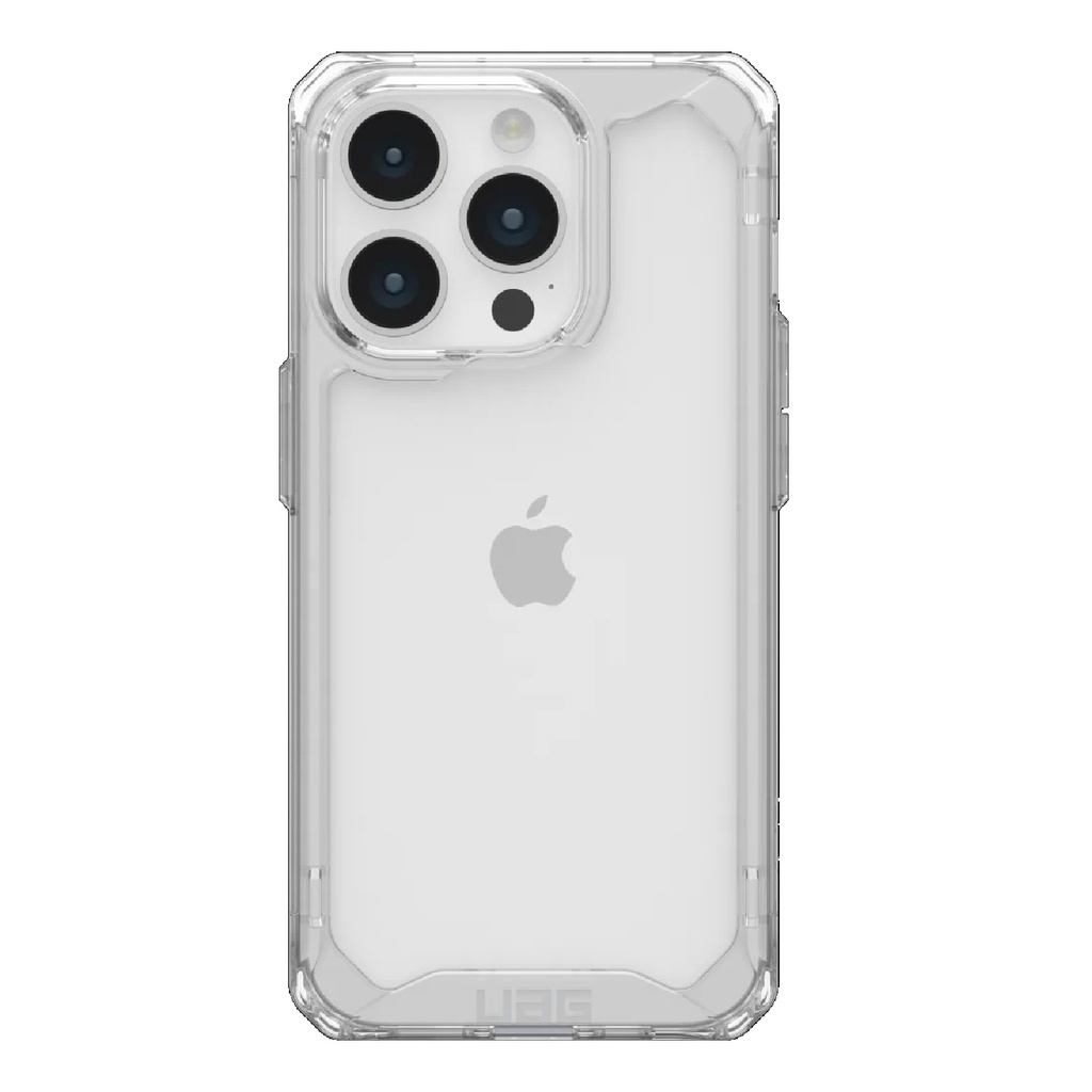 840283909535 UAG Plyo Apple iPhone 15 Pro (6.1") Rugged Case - Ice (114285114343), 16ft. Drop Protection (4.8M), Raised Screen Surround, 10 Years Warranty