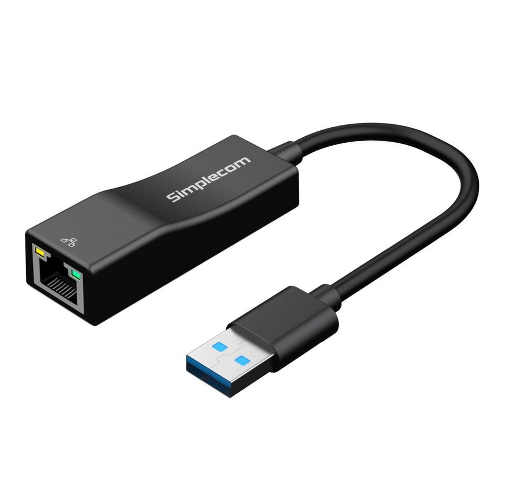 9350414003274 Simplecom NU302 SuperSpeed USB 3.0 to RJ45 Gigabit 1000Mbps Ethernet Network Adapter