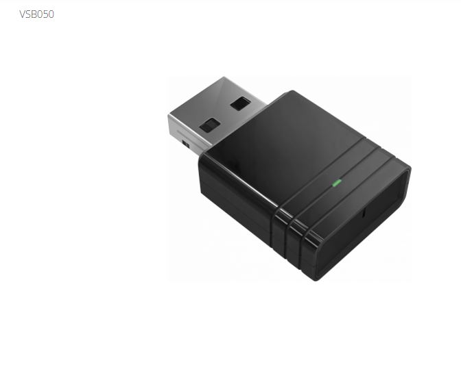 766907006766 ViewSonic VSB050 USB Wifi Adapter. Dual Bank 2.4Ghz  5Ghz Wifi. BT 4.2 for IFP and Projectors