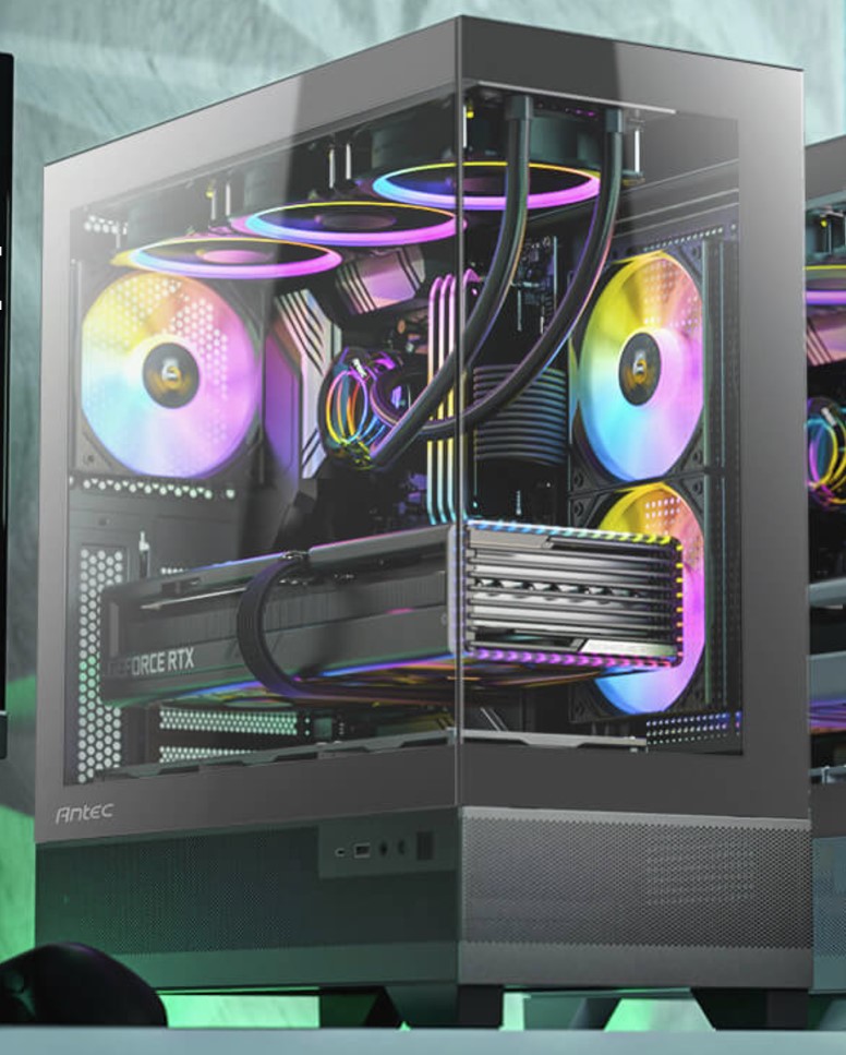 761345100434 Antec SI CX700RGB USB-C, Seamless View 6x RGB Fans. 4mm  Glass, Tool Free Panels. Vertical Cooling,  Gaming Case Limited stock Deal( LS)