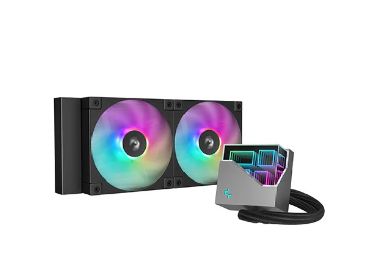 6933412728894 DeepCool LT240 A-RGB High-performance Liquid CPU Cooler 240mm,  2x FD12 ARGB Fans, Hydro Bearing Intel LGA1700/1200/1151/1150/1155 AMDAM5/AM4
