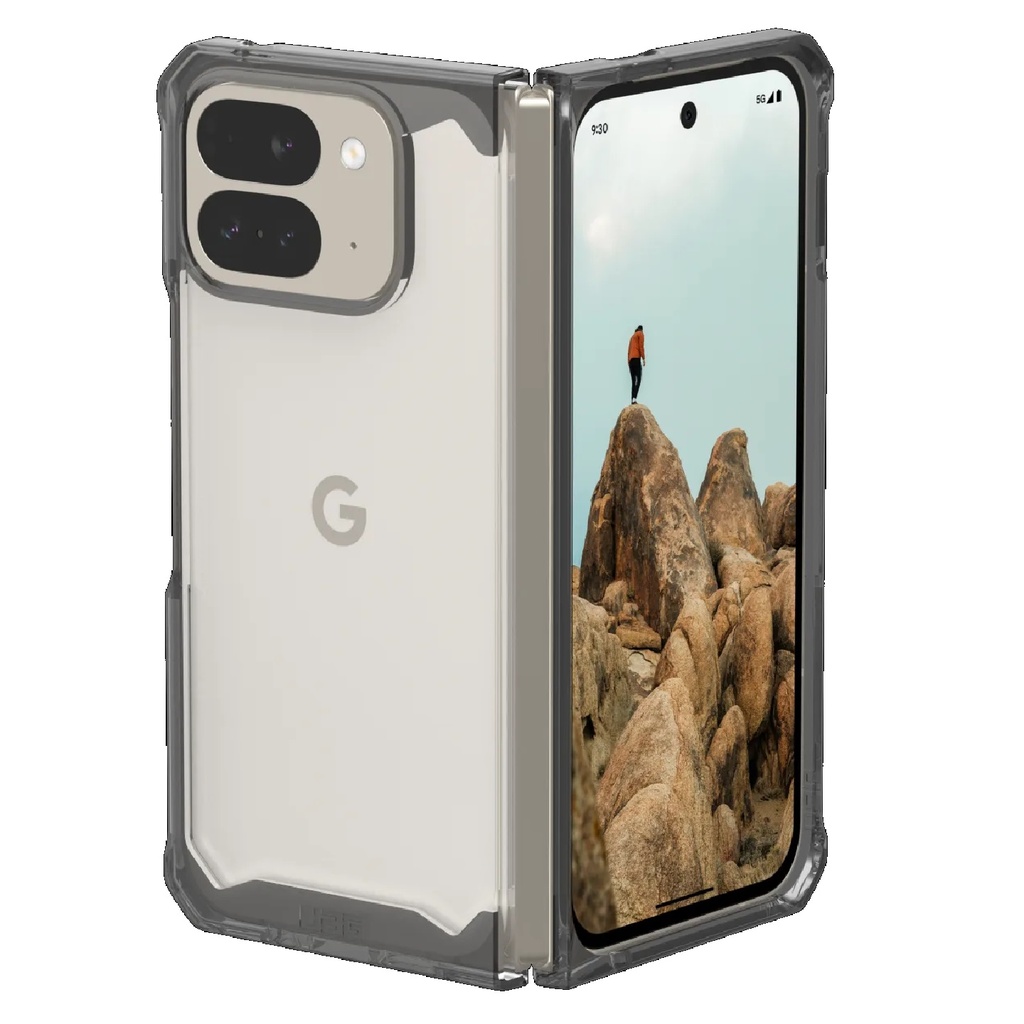 840283916175 UAG Plyo Google Pixel 9 Pro Fold Rugged Case - Ash (614459113131), 16 ft. Drop Protection (4.8M), Wireless Charging Compatible, 10 Years Warranty