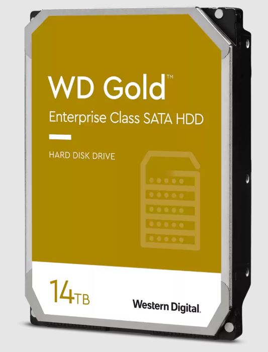 [WD142kryz-01agbb0] Western Digital Gold 14TB 3.5" Enterprise Class SATA 6 Gb/s HDD 7200 RPM Cache Size  512MB 5-Year Limited Warranty