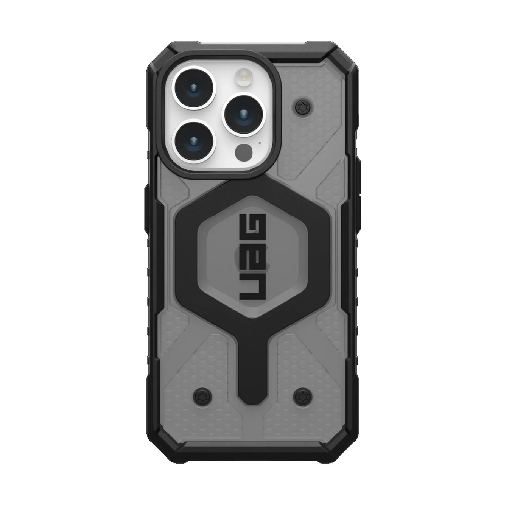 840283909405 UAG Pathfinder MagSafe Apple iPhone 15 Pro (6.1") Rugged Case - Ash (114281113131),18ft. Drop Protection (5.4M), Tactical Grip, 10 Years Warranty