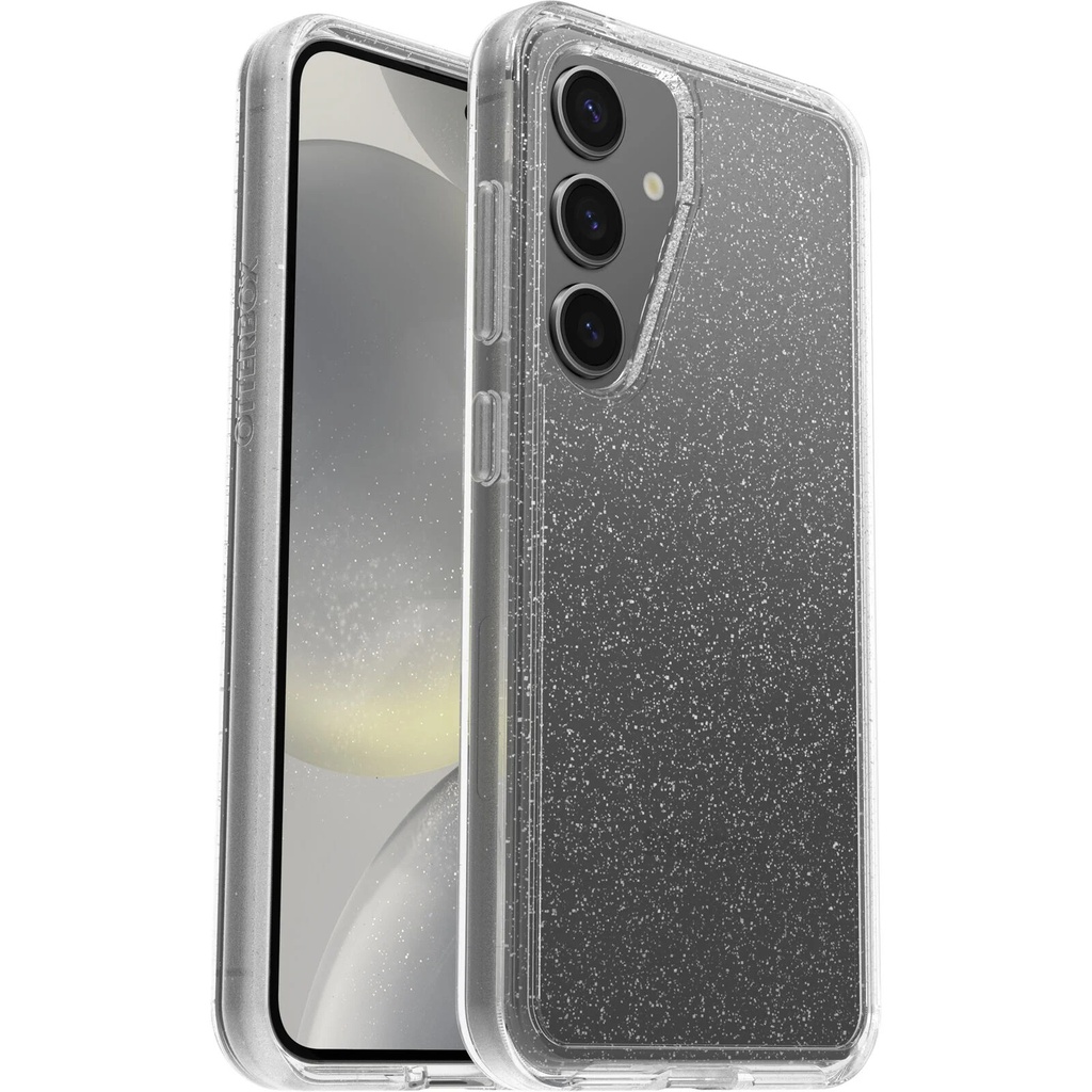 840304751600 OtterBox Symmetry Clear Samsung Galaxy S24 5G (6.2") Case Stardust (Clear Glitter)- (77-94592),DROP+ 3X Military Standard,Ultra-Sleek,7 Years Warranty