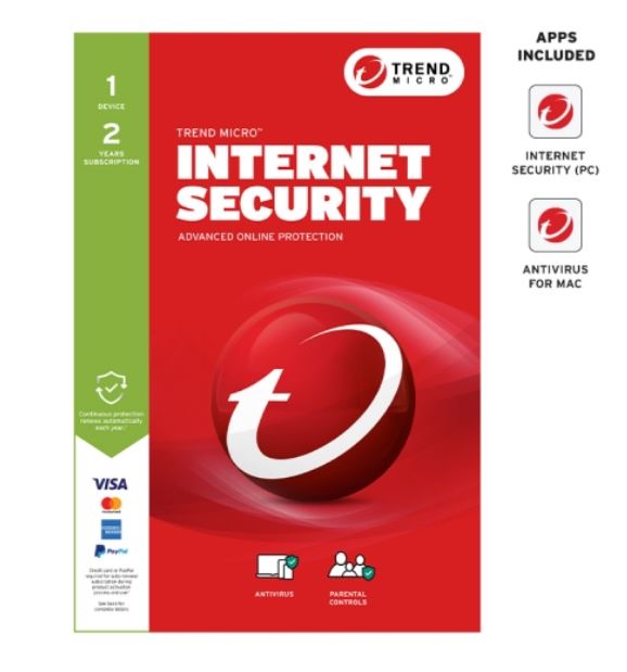 [4711370730089] Trend Micro Internet Security (1 Device) 2Yr Retail Mini Box Auto Renew