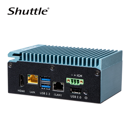 SYS-SPCEL03 Shuttle SPCEL03 Industrial Computer -Intel Atom x6413E, 1x HDMI, 2x LAN,3x USB, RS232/422/485, DIO, DDR4 (Max 32GB)
