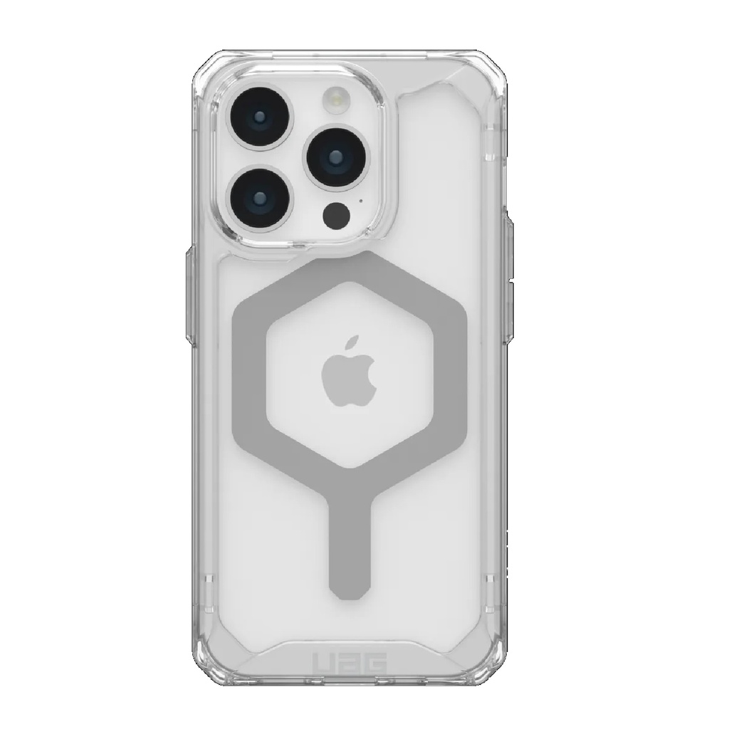 840283909573 UAG Plyo MagSafe Apple iPhone 15 Pro (6.1") Rugged Case - Ice/Silver (114286114333), 16ft. Drop Protection (4.8M), 10 Years Warranty