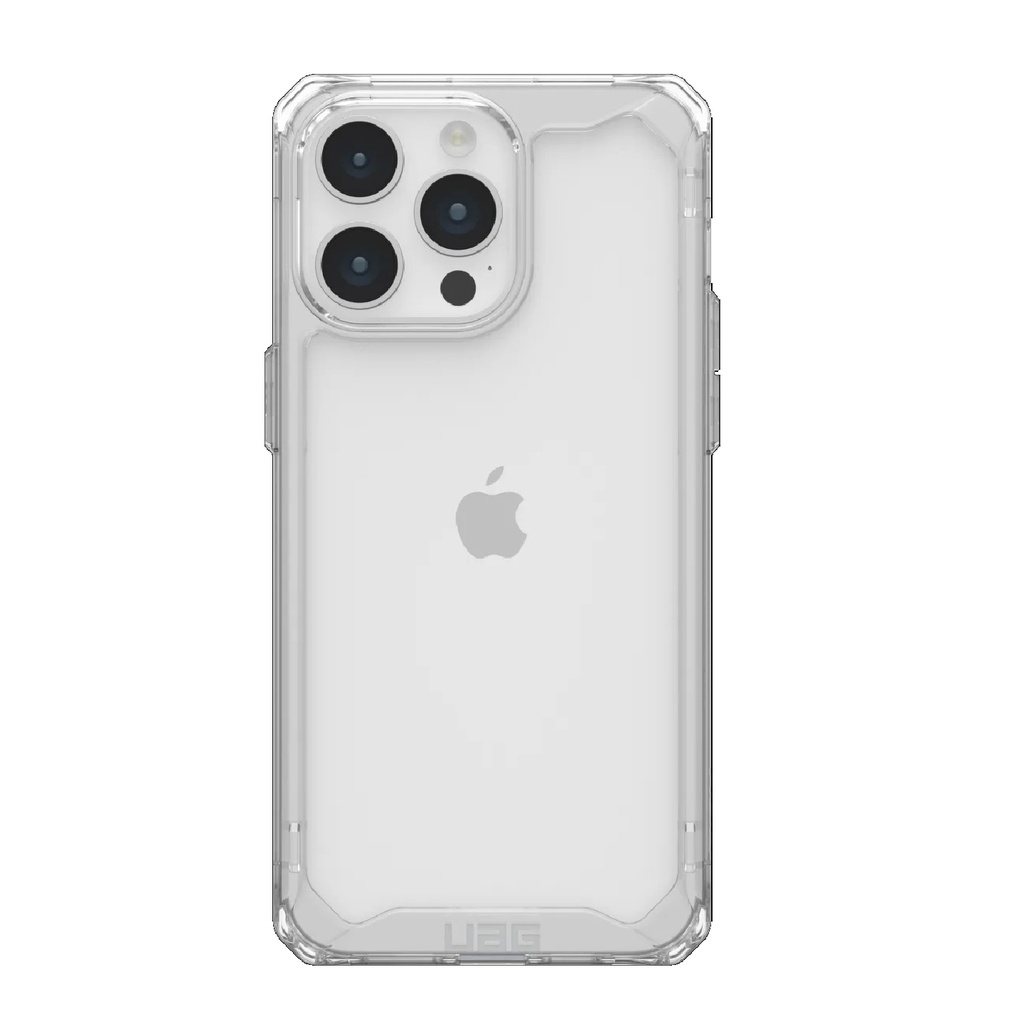 [840283910241] UAG Plyo Apple iPhone 15 Pro Max (6.7") Rugged Case - Ice (114310114343), 16ft. Drop Protection (4.8M), Raised Screen Surround, 10 Years Warranty