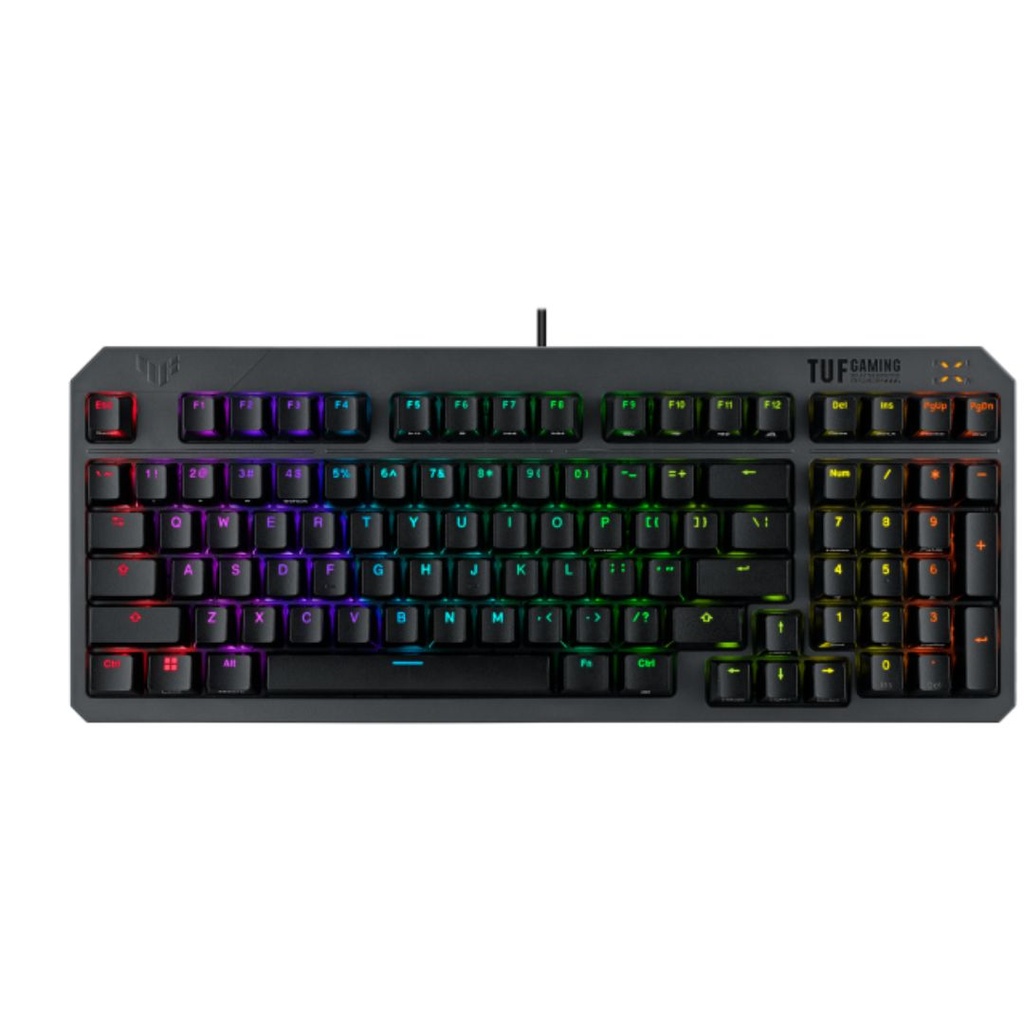 4711387335963 ASUS TUF Gaming K3 Gen II Optical-Mechanical RGB Keyboard, IP57 Waterproof  Dust Resistance, Compact 97-key Layout, Silicone Gasket Mount