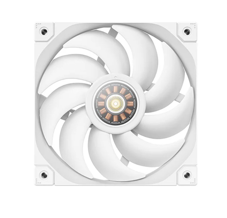[6933412710769] DeepCool FT12 White High-Performance Cooling 120mm Fans,  500-2150RPM, Low Operation Noise, High End Material
