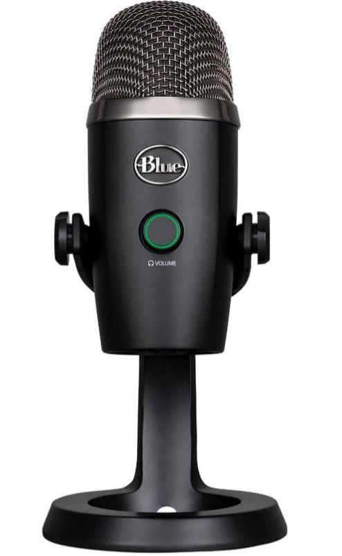 97855175335 Logitech YETI NANO Premium USB microphone Black Max SPL: 120 dB (THD: 0.5% 1 kHz) Frequency Response: 20 Hz - 20 kHz