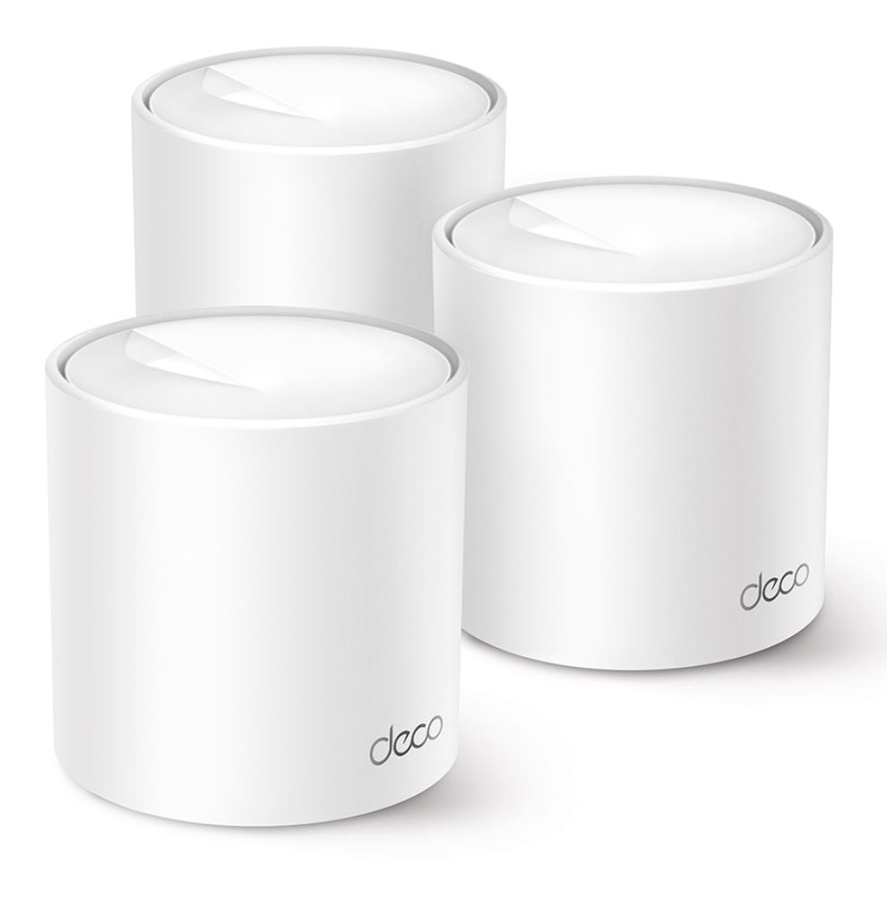 4895252504217 TP-Link Deco X50 Pro(3-pack) AX3000 Whole Home Mesh WiFi 6 System , 574 Mbps at 2.4 GHz + 2402 Mbps at 5 GHz