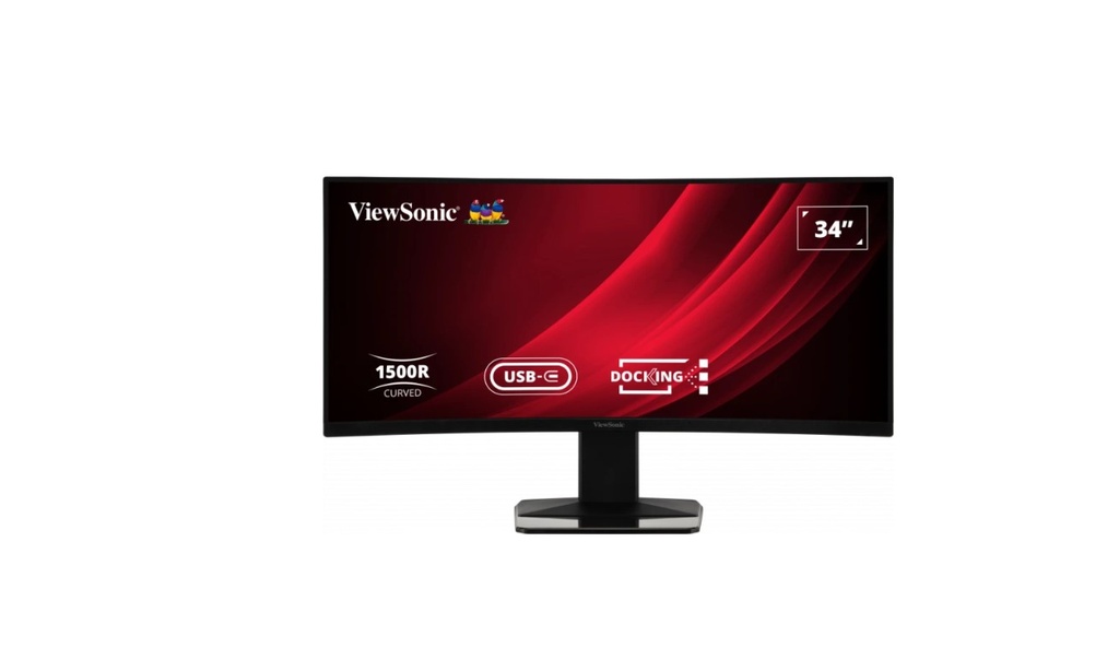 766907024234 Project - ViewSonic 34" Curved 3440x1440 Business Education USB-C Dock, 65w Charger,Ethernet, FreeSync, Spk, VDisplay, HAS, Superclear VA, Monitor