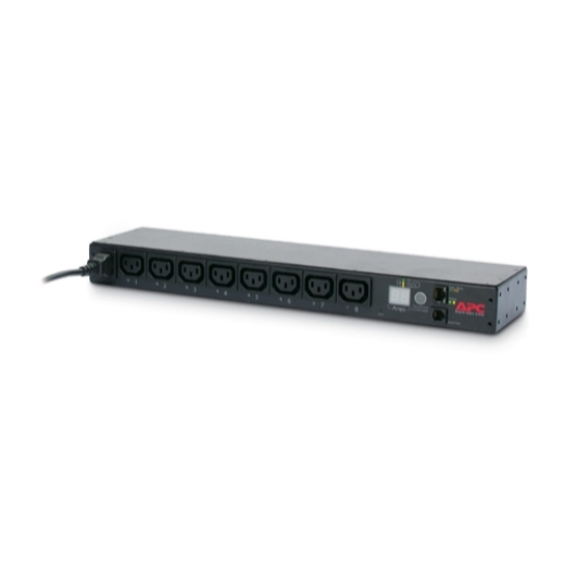 731304331612 APC Netshelter Switched Rack PDU, 1U, 230V/10A C14 Cord Input, 8x IEC C13 Outlets