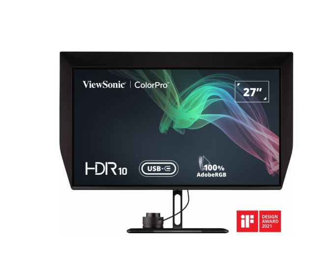 766907016130 ViewSonic 27" VP2786 4K ColorPro Professional Series, USB-C, 100% Adobe RGB, 98% DCI-P3 True 10-bit Fogra  Idealliance Validated monitor. TIPA Best