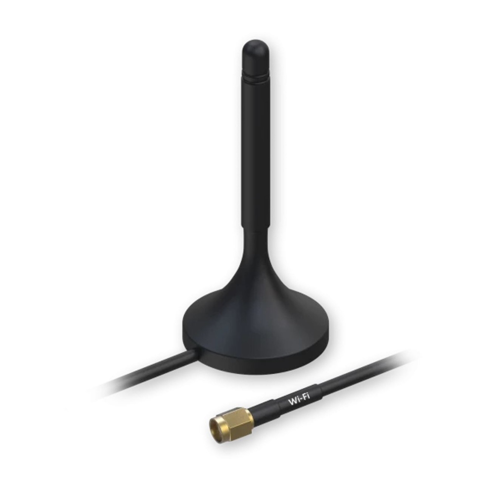 4779051840373 Teltonika WiFi Magnetic SMA Antenna - 2.4GHz 1.5m Cable Length