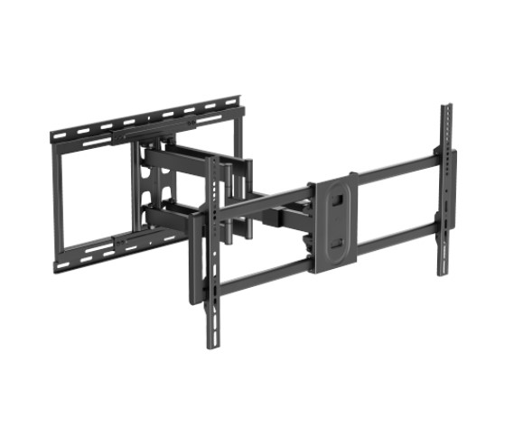 6956745181143 Brateck LPA80-486A HEAVY-DUTY FULL-MOTION TV WALL MOUNT WITH LATERAL SHIFT WALL PLATE For Double Stud (600mm)  Solid Wall (LS)