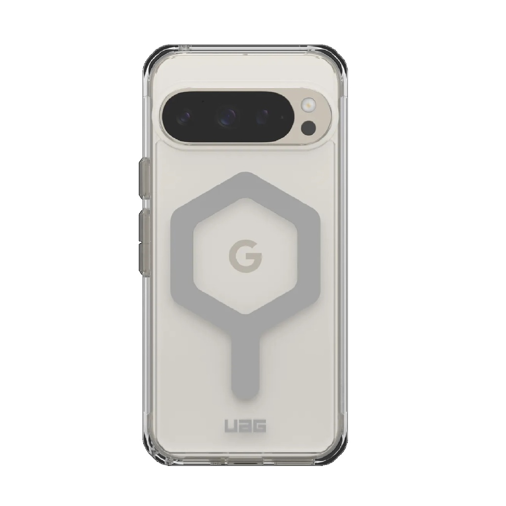 840283916168 UAG Plyo Pro Google Pixel 9 Pro (6.3") Rugged Case - Ice/Silver (614458114333), 16 ft.Drop Protection(4.8M),Built-In Magnetic Module,10 Years Warranty