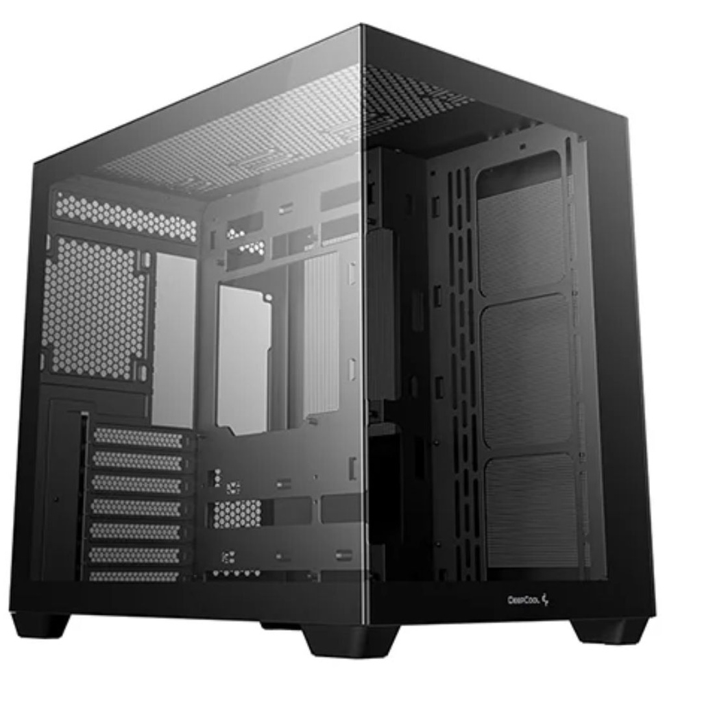 6933412765134 DeepCool CG530 Panoramic Tempered Glass Panels Dual Chamber ATX FISHTANK Case