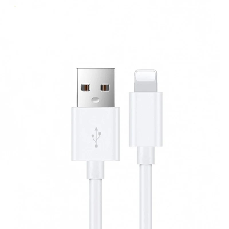 USP Lightning to USB-A Cable (2M) White - Quick Charge  Connect, 2.4A Rapid Charge, 480Mbps Transfer, Fast Charge,Tested 10K+ Bend,Durable  Reliable
