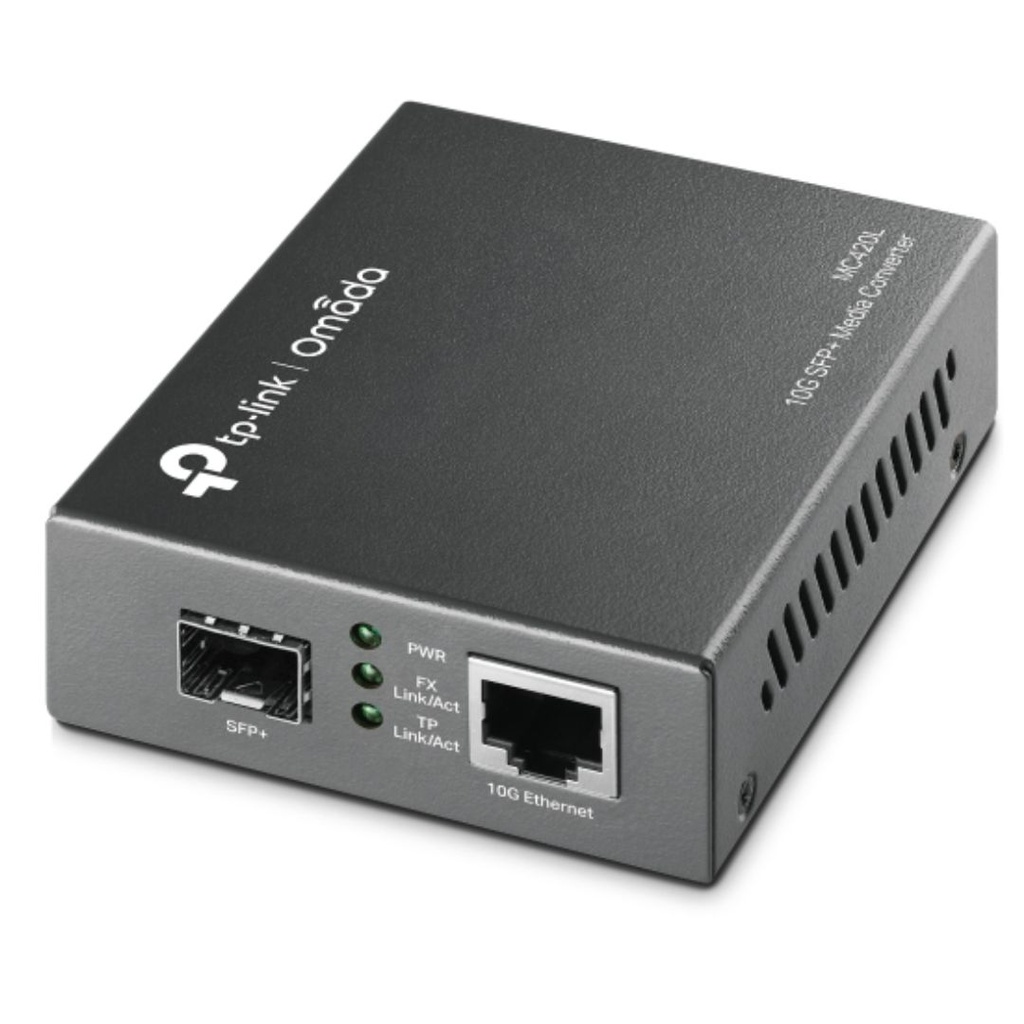 [8885020625554] TP-Link MC420L Omada 10G Multi-Gigabit SFP Media Converter