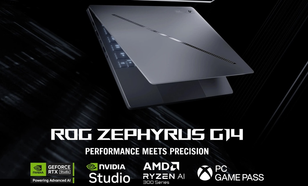 GA605WI-QR017W ASUS Zephyrus 16" 2K 2560x1600 OLED G16 Gaming Laptop. Win 11 Home, Ryzen AI 9HX 370, 50 TOPS, RTX 4070 8GB, Ultimate Gaming Machine Notebook