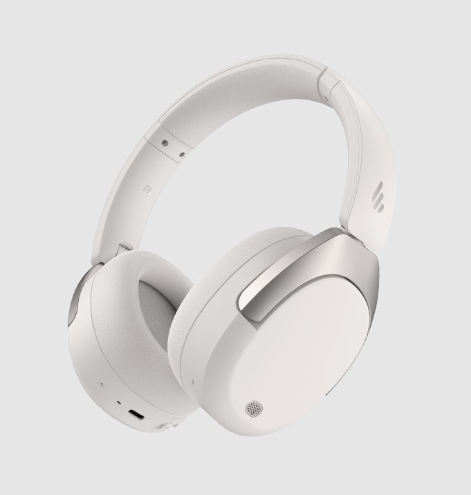 [6923520247684] Edifier W830NB SAND WHITE Wireless Over-ear Headphones with Active Noise Cancelation