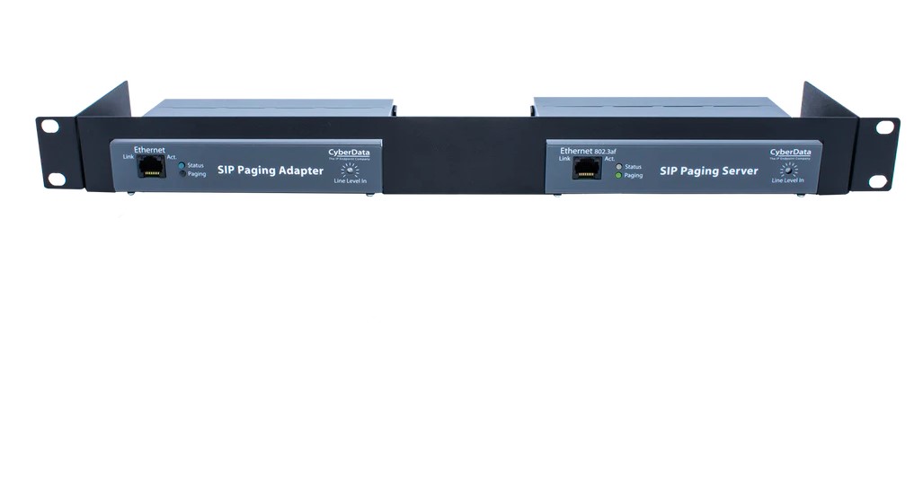[IPC-011093] Cyberdata 011093 1U Server Rack Mount, Standard 19-inch rack mounting option enables CyberData's SIP gateways and adapters to be mounted in a server