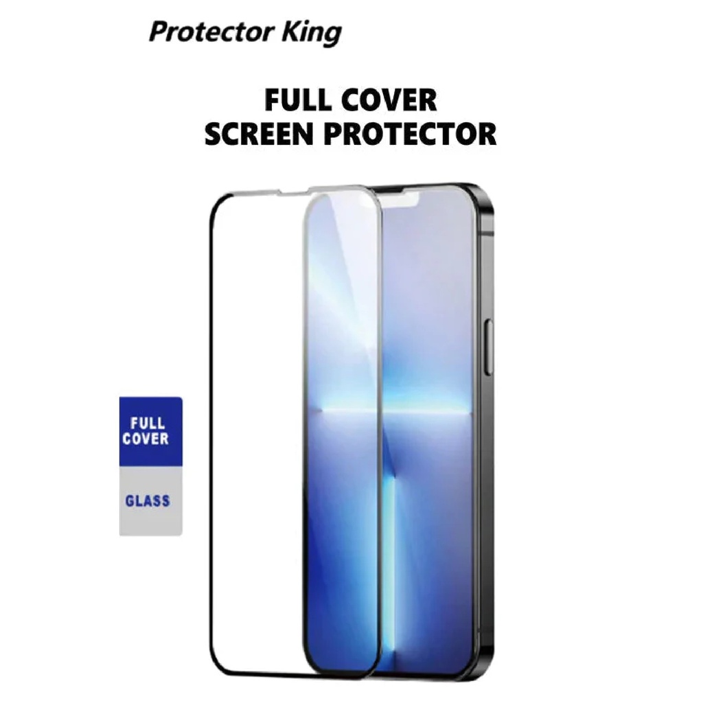 6976552042345 Protector King Apple iPhone 16 Pro (6.3") Tempered Glass Screen Protector : Full Coverage, 9H Surface Hardness, Bubble-Free,Anti-Fingerprint,Dust Free
