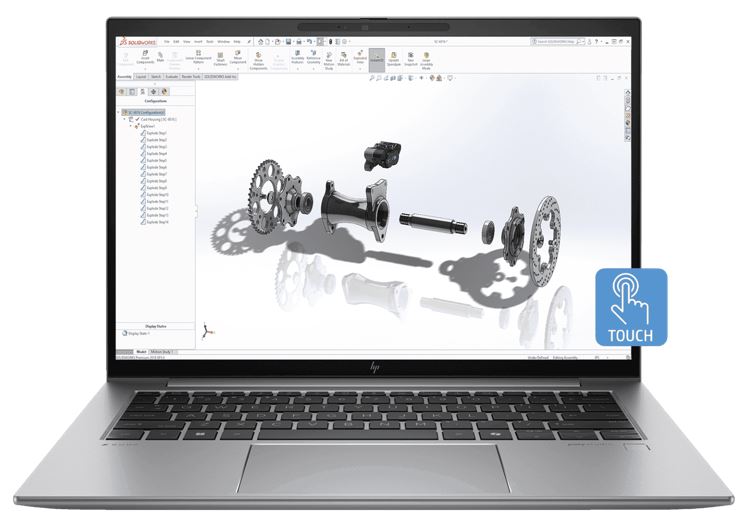 [198122783786] HP ZBook FireFly G11 14" WUXGA TOUCH Intel AI U5-125H 16GB DDR5 512GB SSD WIN 11 PRO Arc Graphics Thunderbolt Fingerprint 3yrs OS 1.4kg Workstation