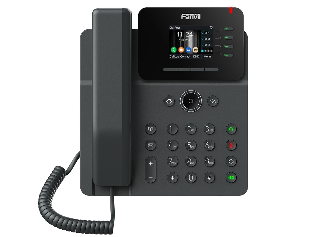 [IPF-V61W] Fanvil V61W Prime Business Phone 2.4-inch color screen, HD audio, HAC, Wi-Fi. Bluetooth, PoE Support 6-way Audio conference, EHS