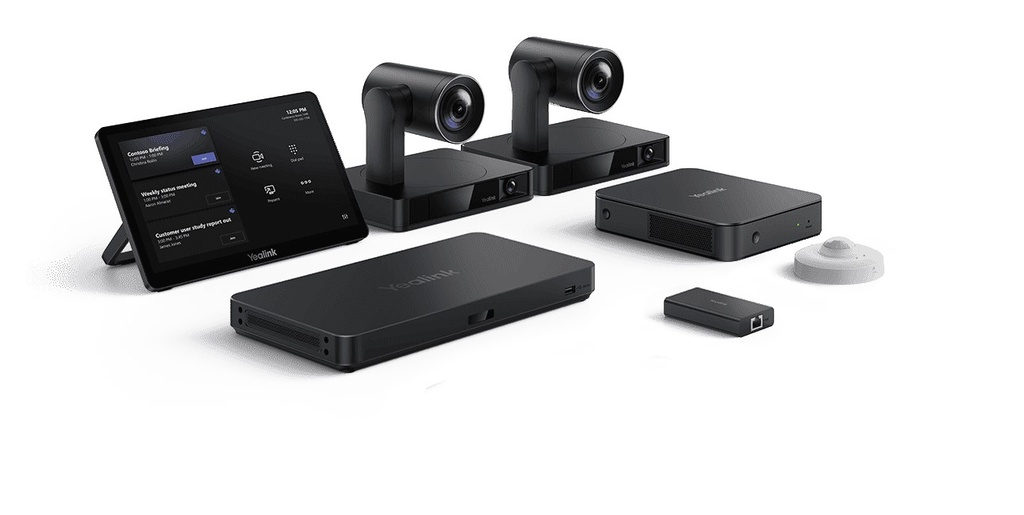 6938818318625 YealinkMVCS90 Windows based MTR, MCore Pro, Mtouch-Plus, Roomsensor, 1x AVHub, 2x UVC86 12x Optical Zoom Camera, 1x MVC-BYOD-Extender, No Audio Device