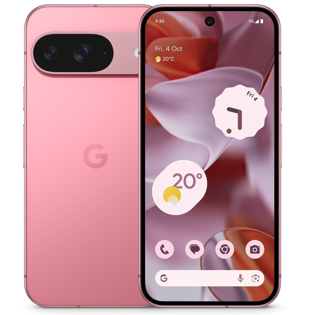 840353911413 Google Pixel 9 5G 128GB - Peony (GA05841-CA),*AU STOCK*, 6.3" , OLED, 120Hz, 12GB/128GB, 50MP/10.5MP, Dual Sim + eSIM, 4700mAh, 2 Years Warranty