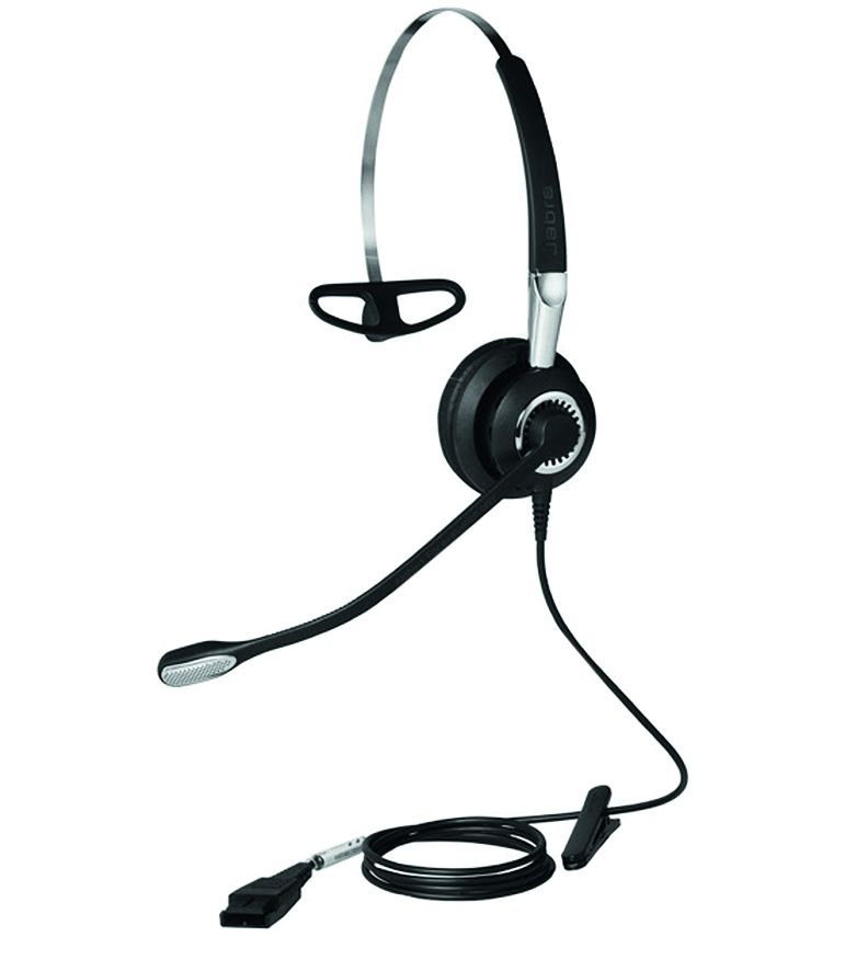 SPJ-BIZ2400-M Jabra BIZ 2400 II Mono QD - 3 in 1 Mic. 72 UNC  Corded Headset, Better Conversation, Better Sound, HD Voice, Coise-Cancelling