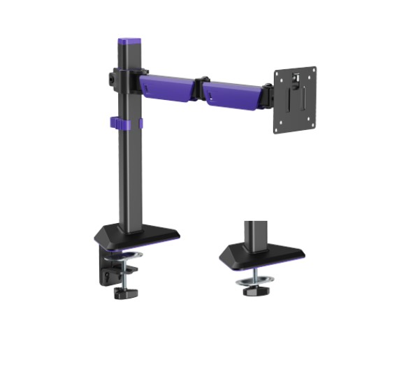 [6956745182331] Brateck LDT89-C012 Amethyst Articulating Gaming Monitor Arm Matte Black(new)