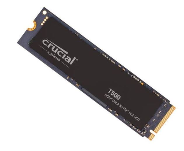 649528943088 Crucial T500 4TB Gen4 NVMe SSD - 7000/6900 MB/s R/W 2400TBW 1440K IOPs 1.5M hrs MTTF Acronis True Image Adobe Creative Cloud for PS5 ~MZ-V8P4T0BW
