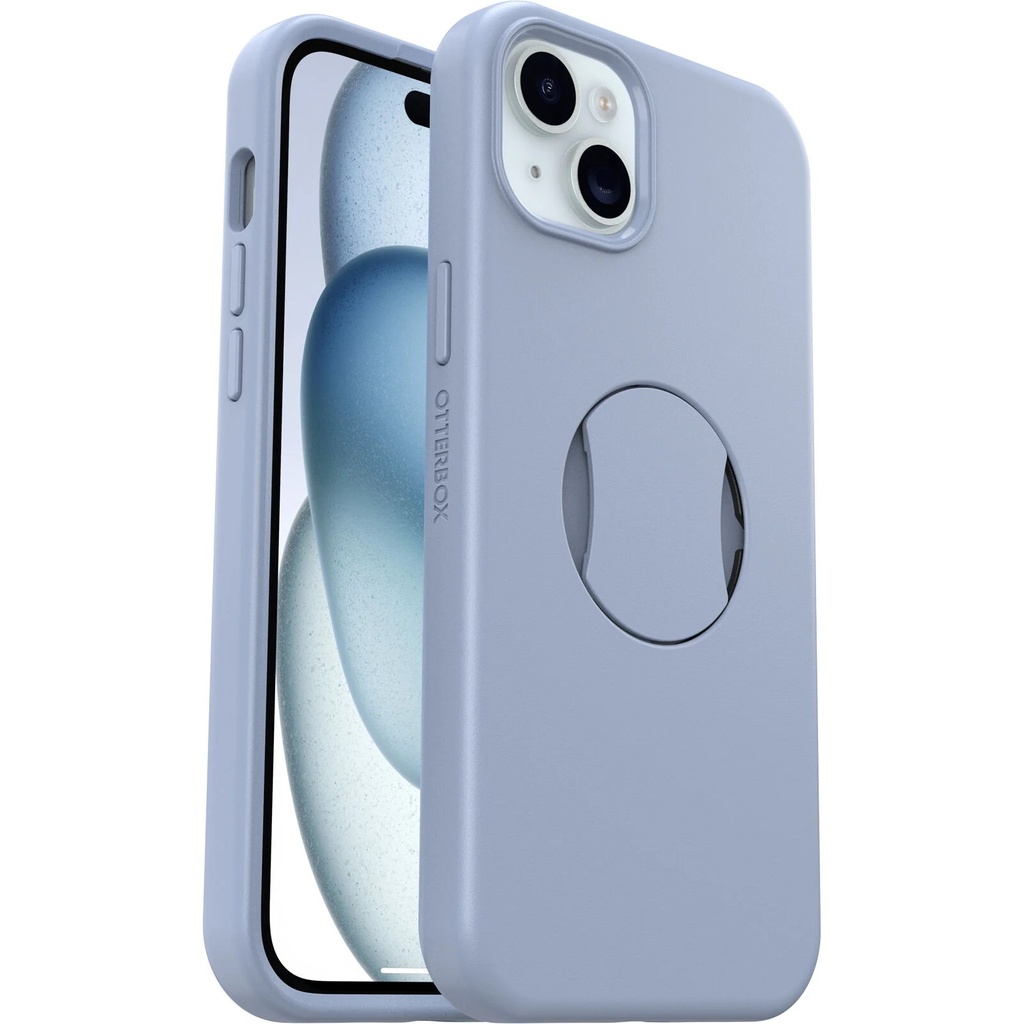 [840304735310] OtterBox OtterGrip Symmetry MagSafe Apple iPhone 15 Plus / iPhone 14 Plus (6.7") Case You Do Blue (Blue)-(77-93160),DROP+ 3X Military,7 Years Warranty