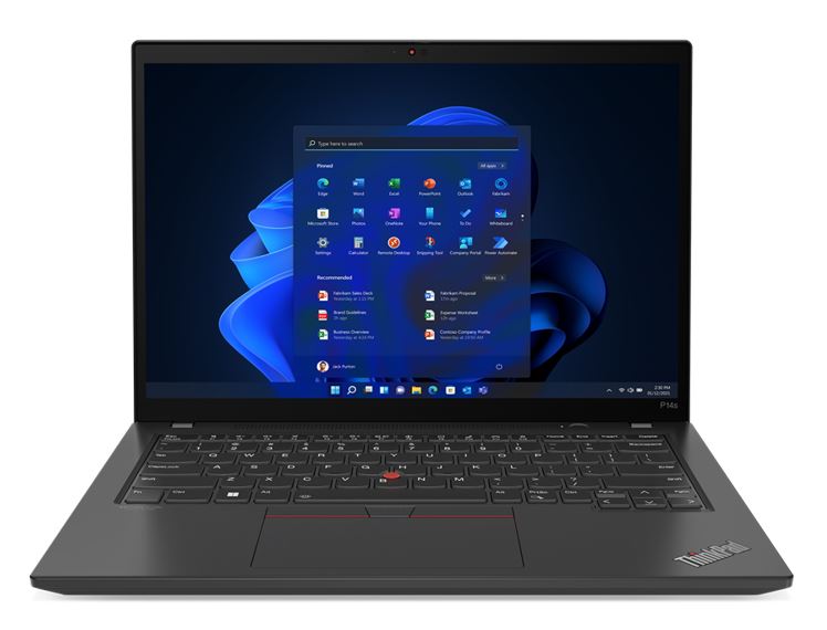 [198154704995] LENOVO ThinkPad P14S G5 14'' WUXGA IR Intel U7-155H 32GB DDR5 1TB SSD Windows 11 Pro nVidia RTX A500 AI PC NPU TOPS 11 Thunderbolt 3yr Prem 1.6kg