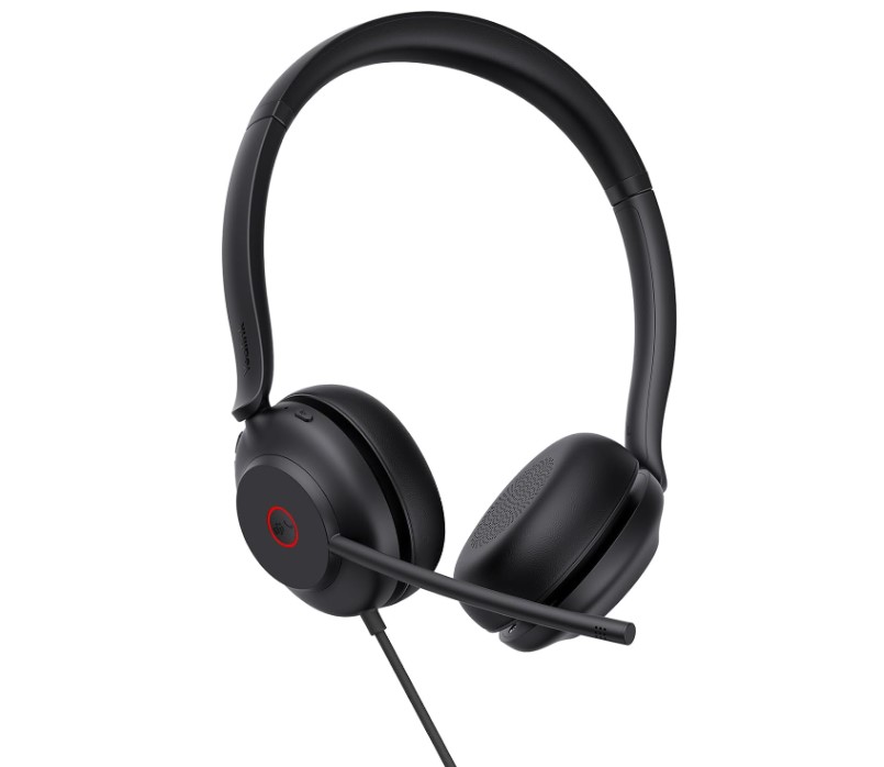 IPY-UH35-D-TEAMS-CA Yealink UH35 Dual Teams USB-C/A Wired Headset, Microsoft Teams  UC Certified, Dual Noise-Canceling Microphones USB-A / 35mm Speaker, Lightweight