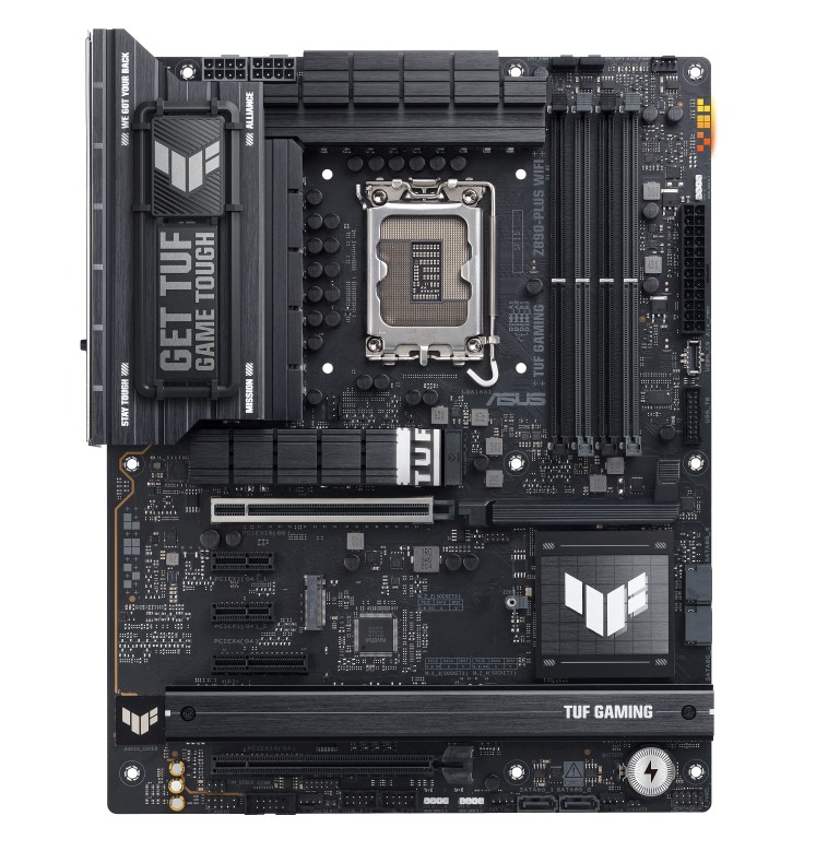 [4711387763933] ASUS TUF GAMING Z890-PLUS WIFI LGA1851 ATX Motherboard 192GB, 4x DDR5, 1 x PCIe 5.0 x16 slots, 4 x M.2 slots, 4 x SATA 6Gb/s