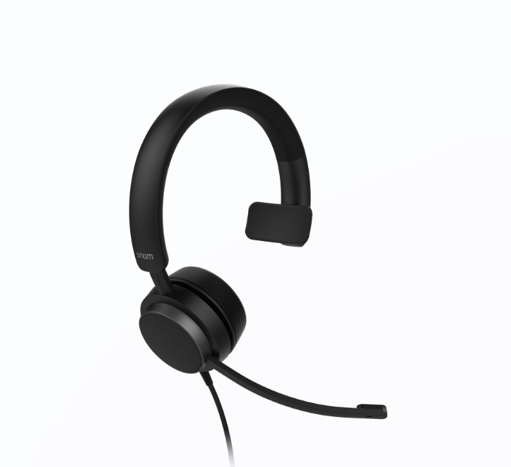 4262377560112 SNOM A310M Headset, Wired Mono, Full band audio, High wearing comfort, Lightweight construction Ideal for working in call centers, sales