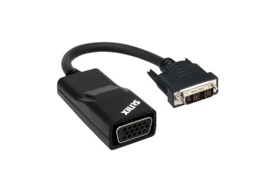[4715109711356] (LS) Sunix DVI-D to VGA Adapter; compliant with VESA VSIS version 1, Rev.2; Output resolutions up to 1920x1200; HDTV resolutions up to 1080p