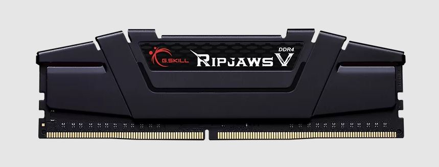 4713294224637 G.SKILL F4-3200C16S-32GVK 32GB (1 x 32GB)/ PC4-25600 / DDR4 3200 Mhz/ XMP 2.0/Timings 16-18-18-38/ Voltage 1.35V/ RipjawsV