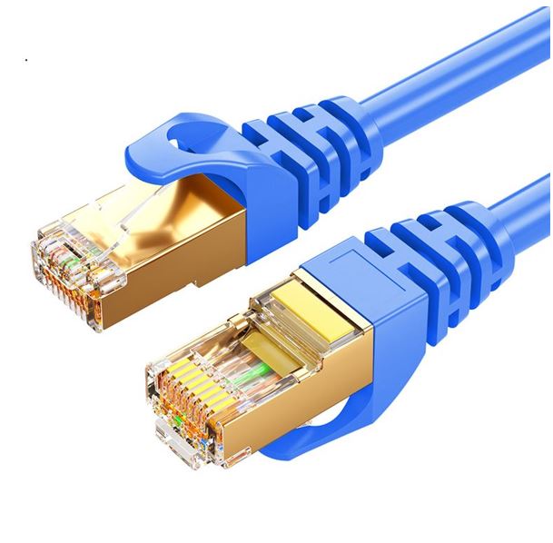 754523500508 8Ware CAT7 Cable 5m - Blue Color RJ45 Ethernet Network LAN UTP Patch Cord Snagless